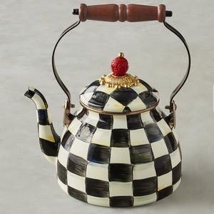 MacKenzie-Childs Courtly Check Teakettle